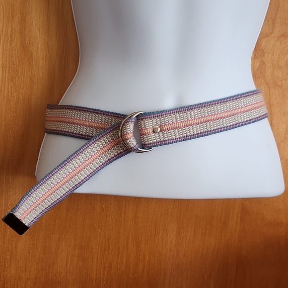 Striped Woven Belt - Picture 11 of 11
